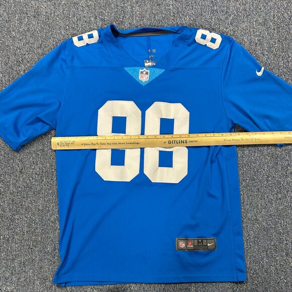 Embroidered TJ Hockenson Nike Detroit Lions NFL Jersey Sz M - Picture 5 of 8